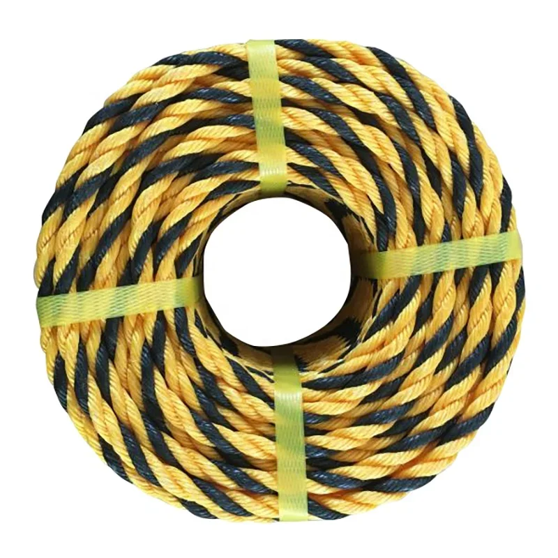 3 strands 16mm 32mm polyethylene fishing rope Polyethylene PP 3/4 Strands twisted rope
