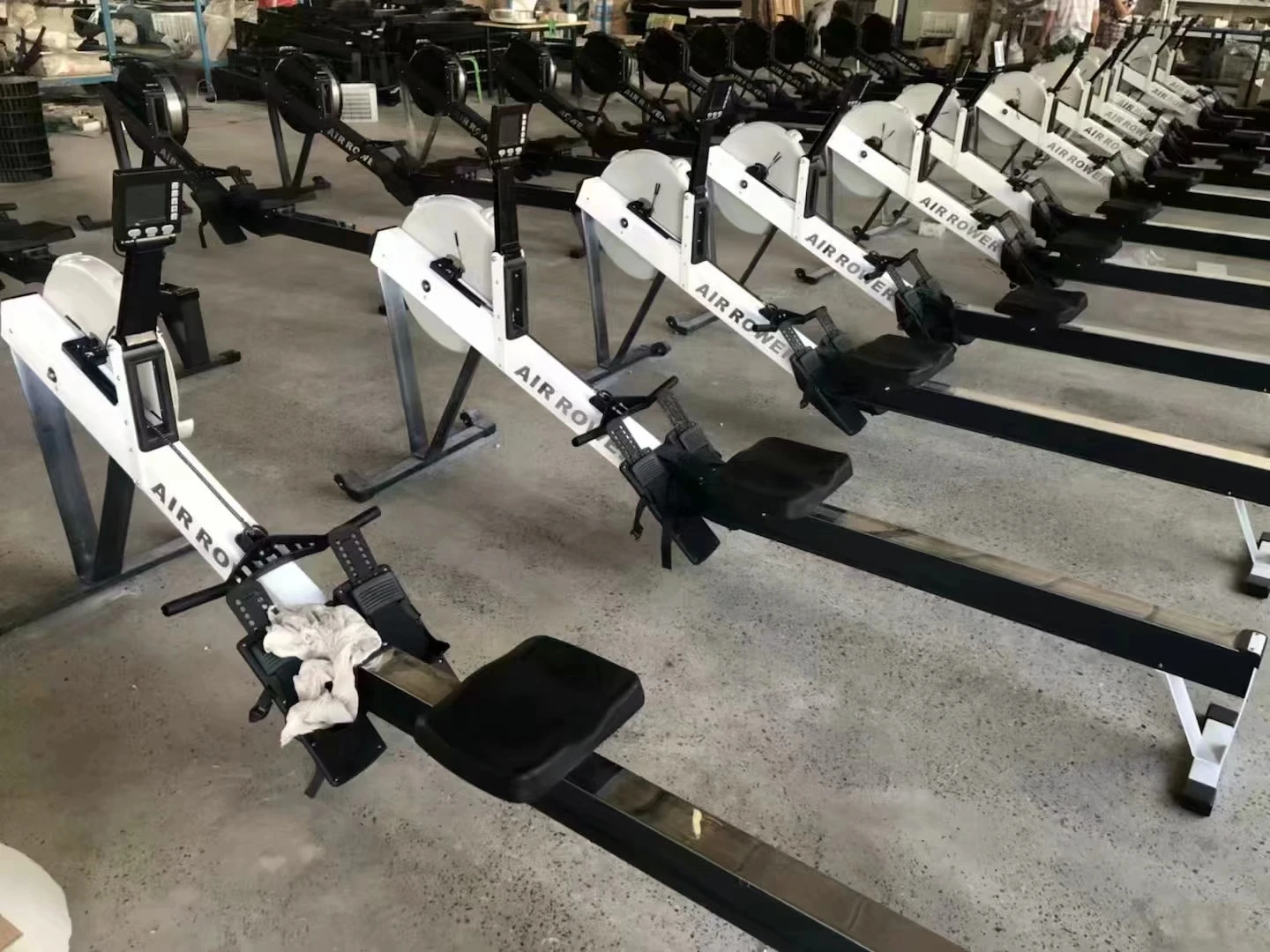 Distributorships Offered Highly Effective Burn Calories Gym Equipment Air Rowing Machine