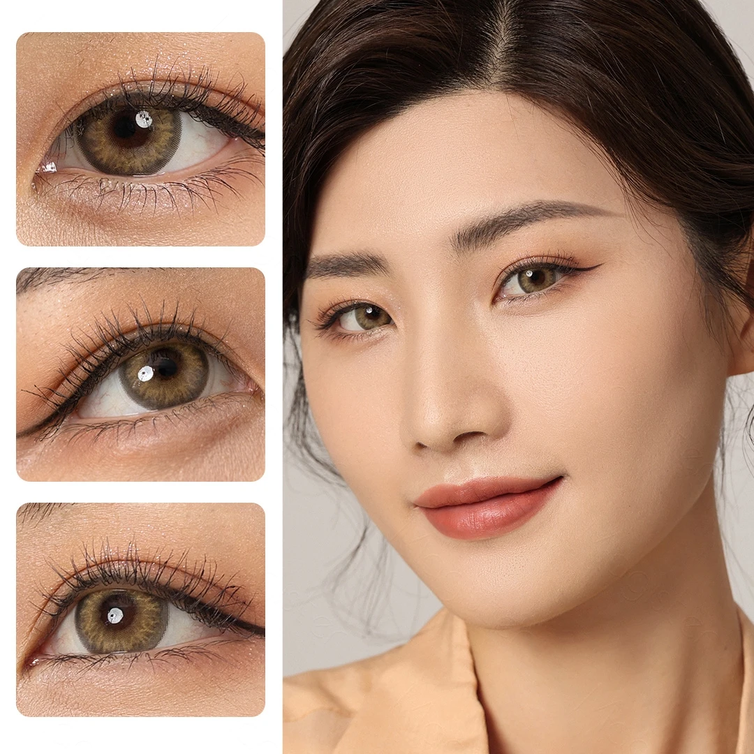 Magister Mystery Natural Color Contact Lenses with circle Cosmetic Colored Contacts Big Eye Colored Contact Lens