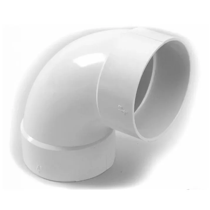 Low price white drainage Plastic pvc Pipe Fitting durable Bending Pipe Fittings