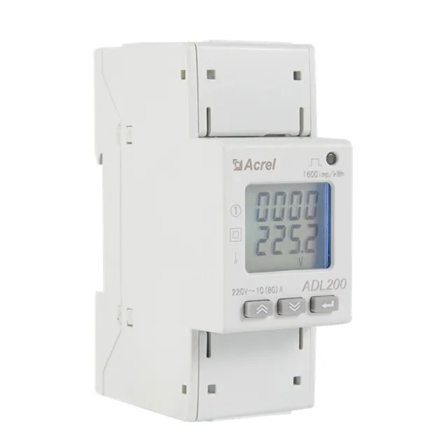 Acrel ADL200 single phase dual power energy meter with rs 485 electricity consumption monitor