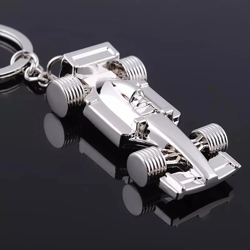 Hot Sale Custom Metal Car Keychain F1 Race Car Key Chain