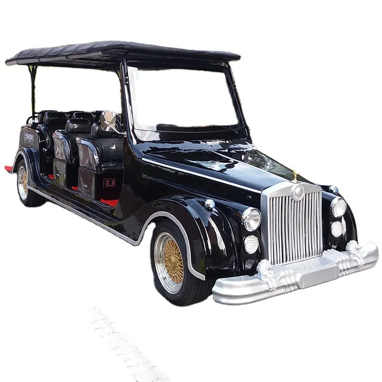 
Fiberglass LYK 12 Seats Electric Classic Car Sightseeing Bus For Sale 