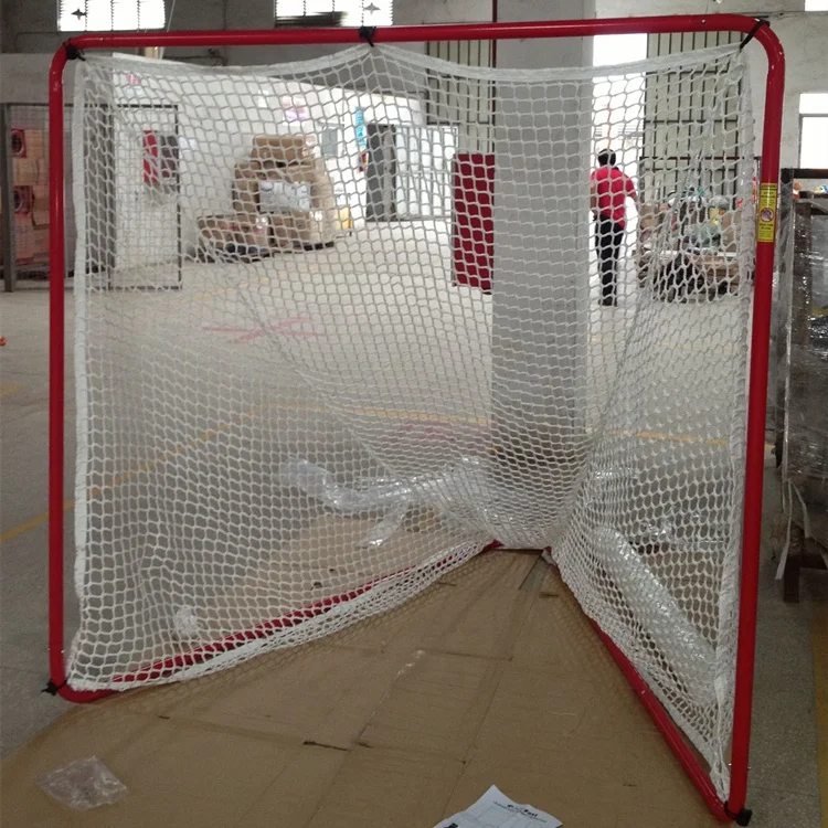 High Strength Stock Available 4*4*5Ft Small Size High Impact Nylon Hockey Netting Lacrosse Goal