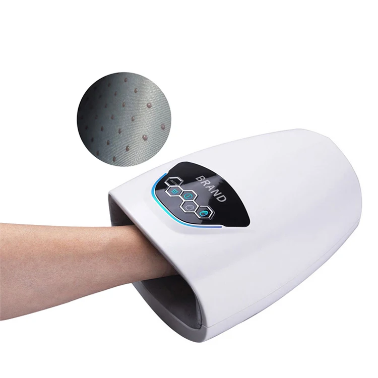 Mini Air Compression Smart Automatic Hand Massage Therapy Instrument Electric Cordless Palm Hand Massage Machine With Heat