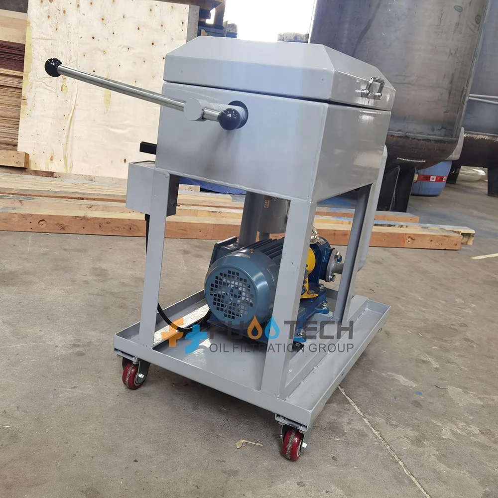 Высокоэффективная PL-100 пластинчатая рама под давлением портативная машина для переработки отработанного масляного фильтра оборудования