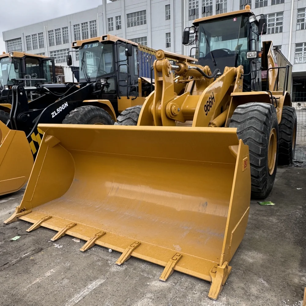 Easy to Operate Second-hand Loader for Sale CAT 966H High Quality Used Wheel loader in Stock