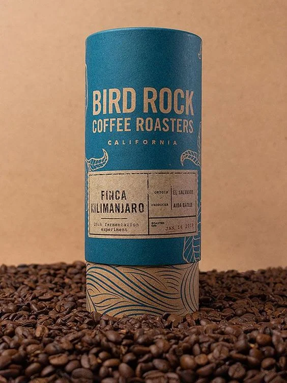 Wholesale Free Design Custom Colorful Biodegradable Kraft Paper Tube Paper Tea Box Tea Jar Round Paper Packaging