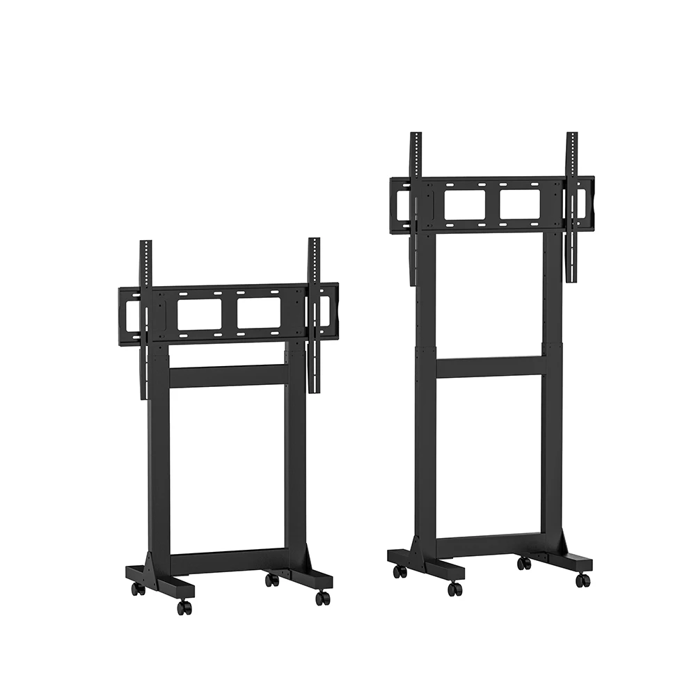 Popular Selling Floor Metal TV Stand Trolley With Wheels Removable TV Cart Mobile TV Stand For Live