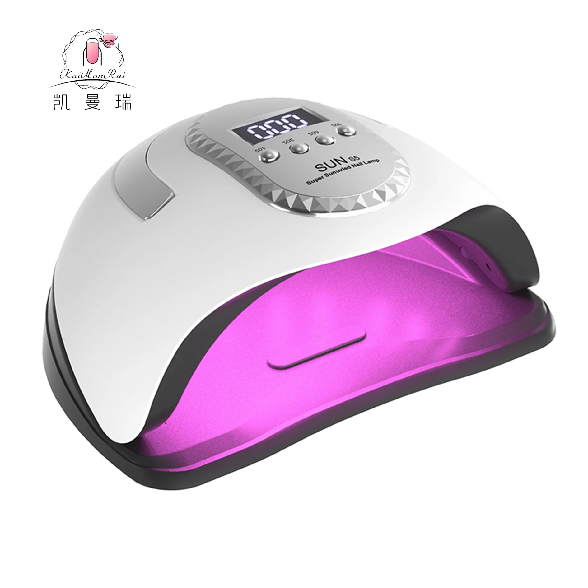Kaiman High Power 280W SUN S5 Professional UV LED Nail Lamp Dryer Gel Nail Art Tools UV LED Nail Lamp With Handle