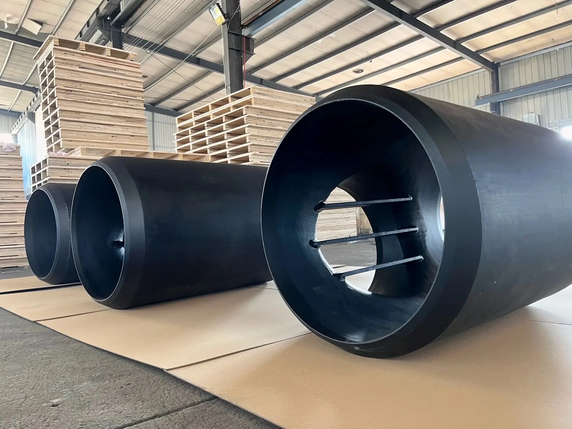 Butt weld ANSI B16.9 Pipe Fittings Large Diameter Reducing Tee Carbon Steel Equal Tee Seamless BW Tee