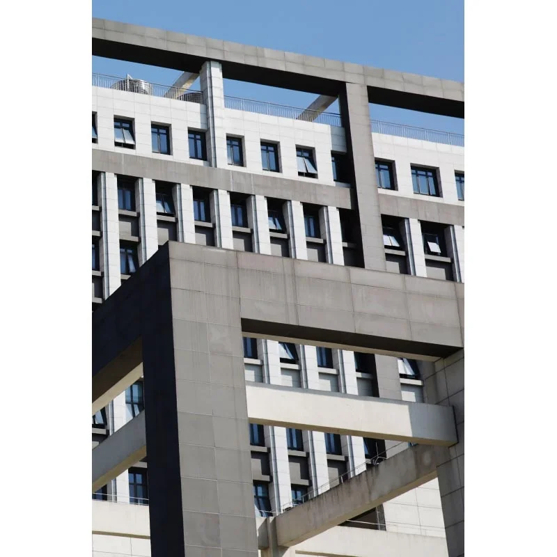 Wood Texture Facade Panel Travertine Stones Wall Flexible Tiles Curtain Wall Ceramic Tile Facade Panels For Buildings Exterior