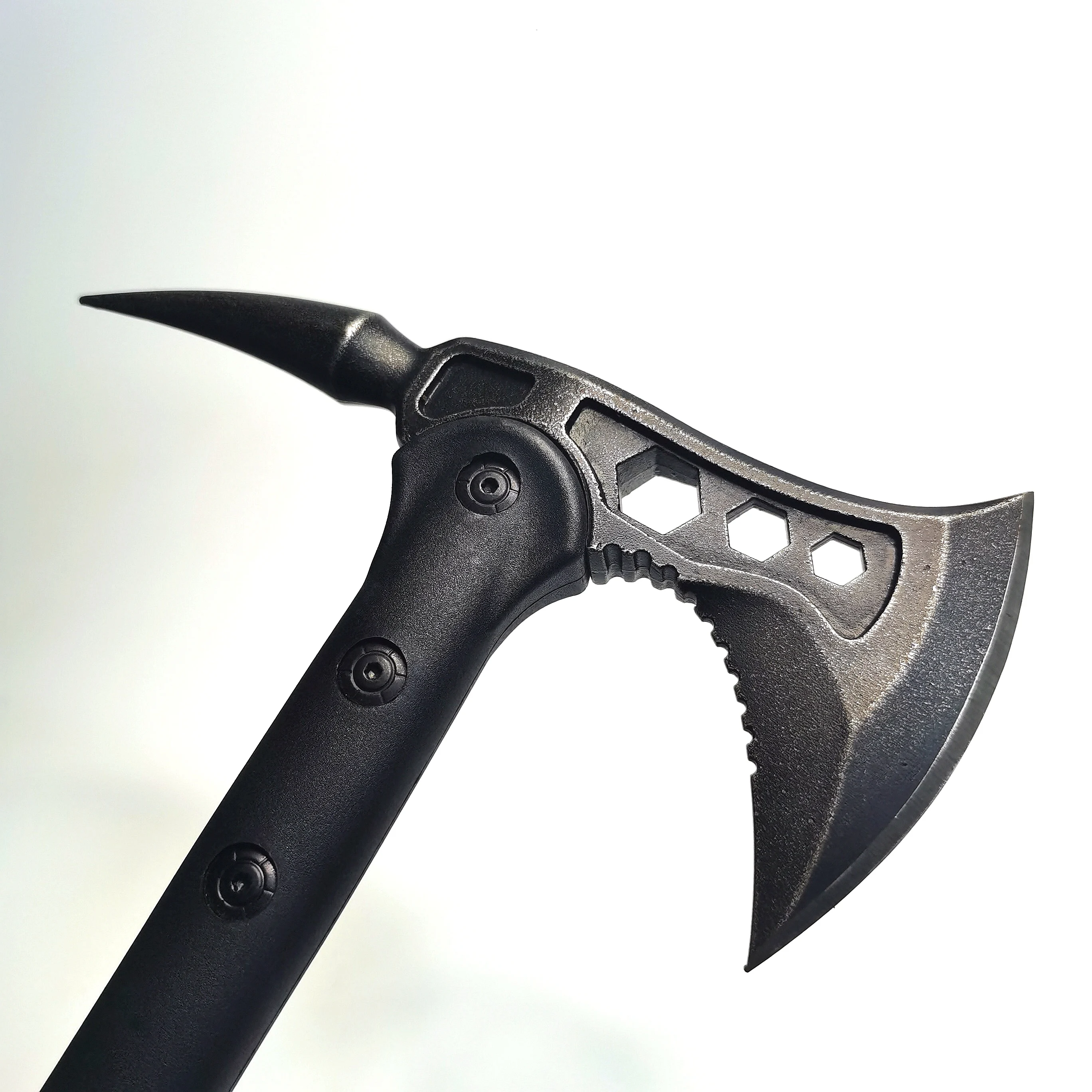 hot selling stainless Steel  Camping Axe Splitting Maul Survival Hatchet with Fiberglass Handle