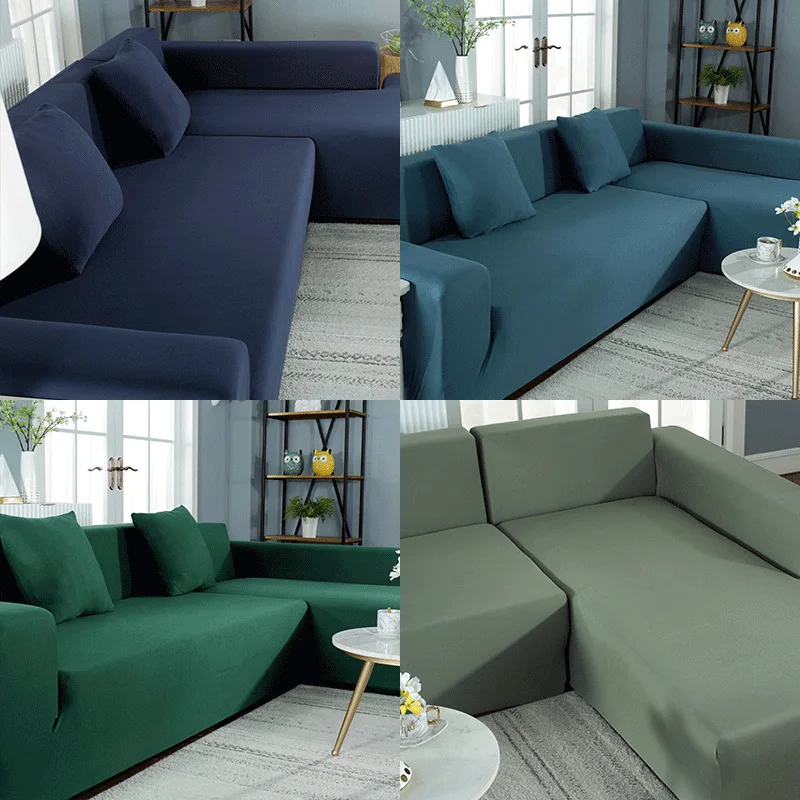 Anti Cat Scratch Sofa Covers For Living Room Solid Color Sofa Cover Stretch Slipcovers Elastic Couch Covers For Sofas Sectional