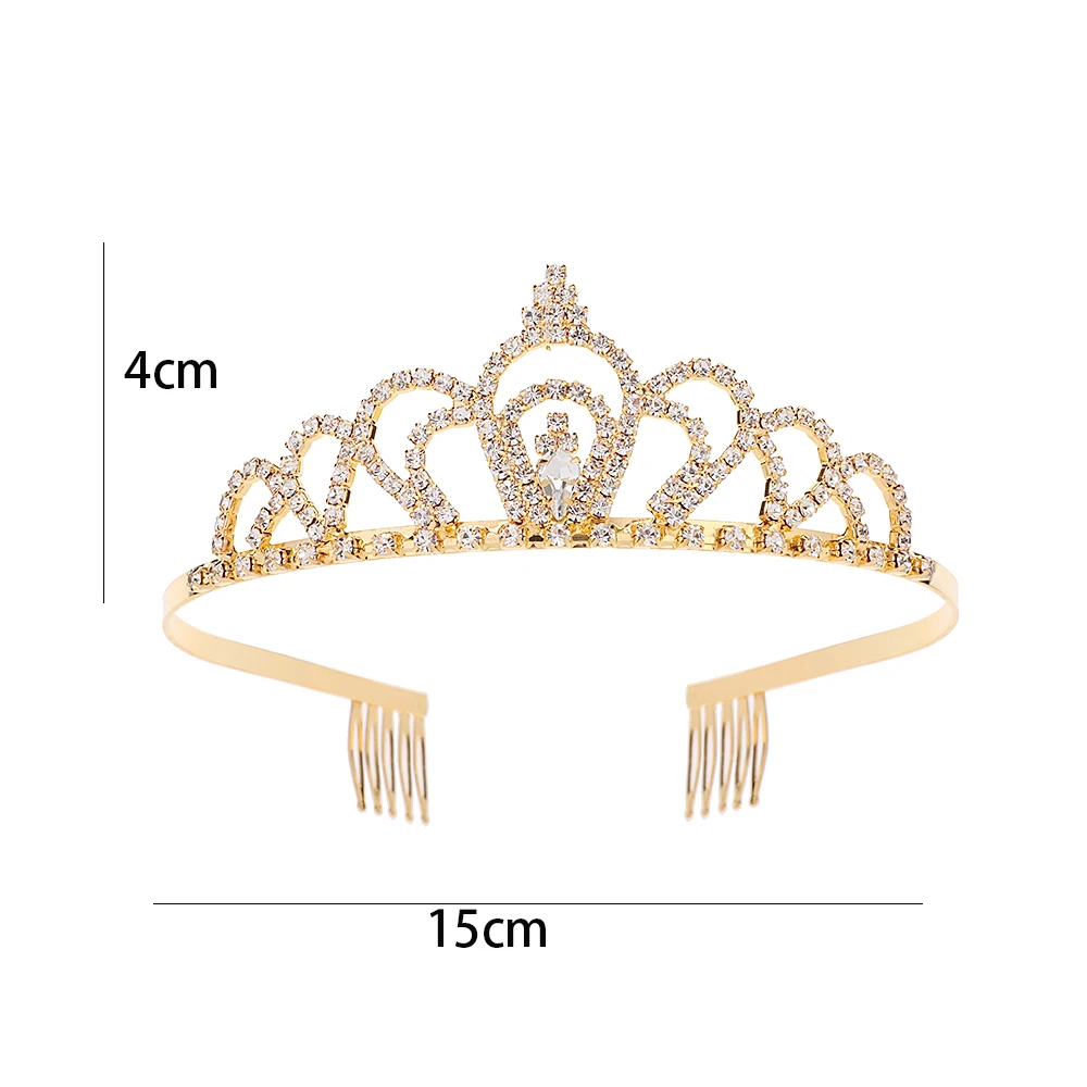 Fashion Bridal Crown Wholesale Pageant Crowns Tiaras Wedding Hair Accessories Tiara