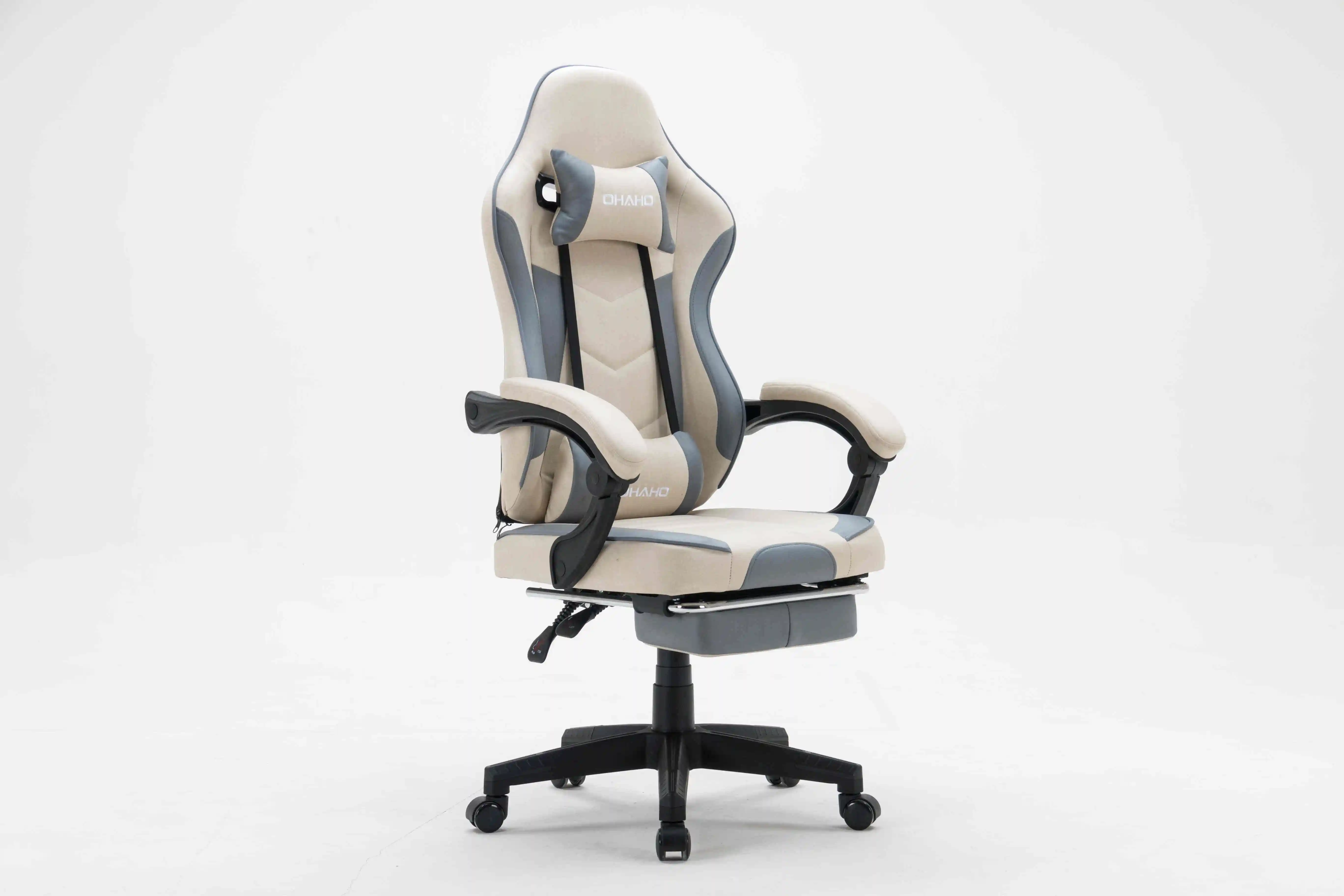 Comfortable armrest racing game scorpion pu leather gaming chair for sale