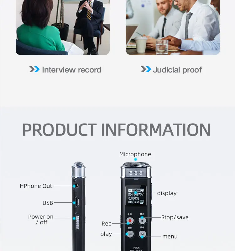 digital audio voice record pen mini location tracker digital voice recorder