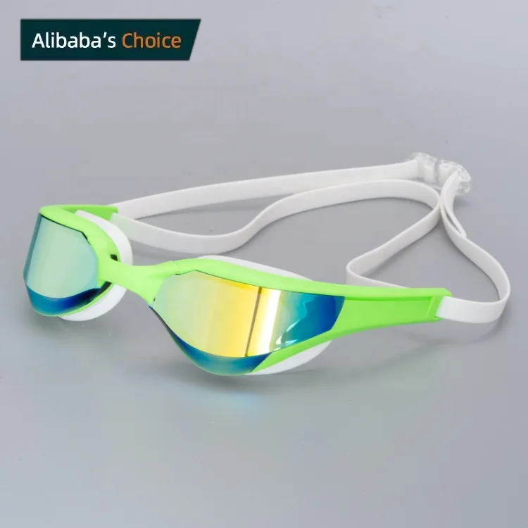 Professional racing design anti fog arena swimming glasses