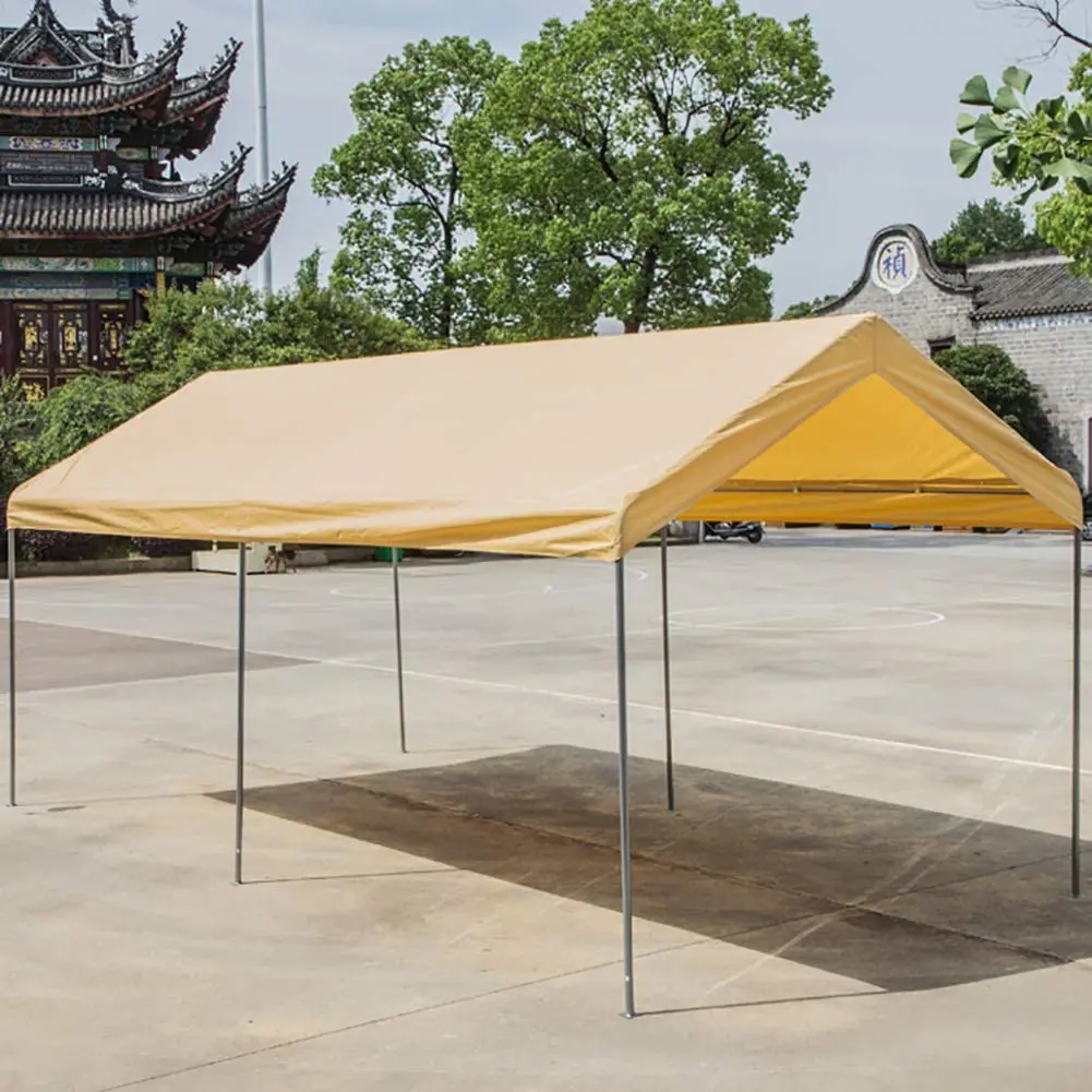 Carport Frame Tent Party Tent Waterproof Portable High Performance Car Roof with Large Space Garden Storage Shed
