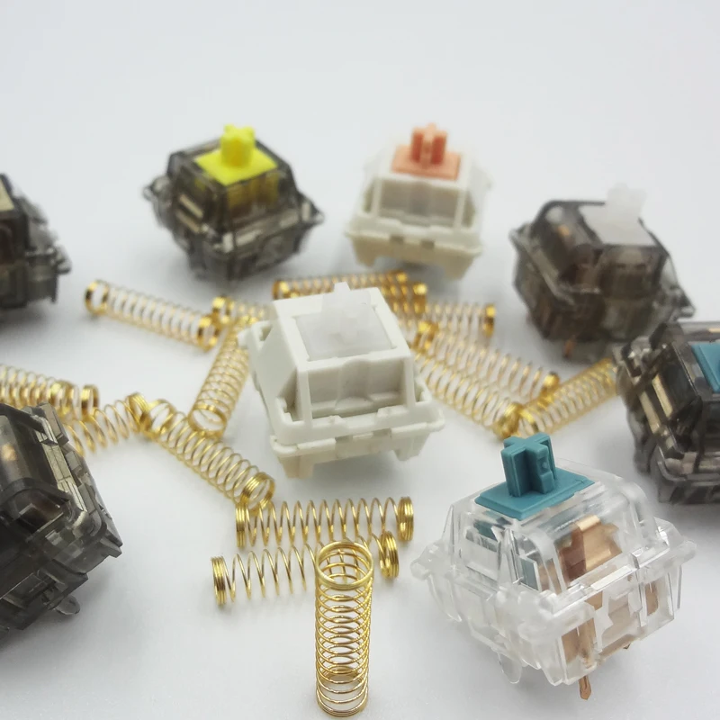 Mechanical Keyboard Switch Springs Gold Plated Switches spring for Cherry MX DIY Mechanical Gaming Keyboard