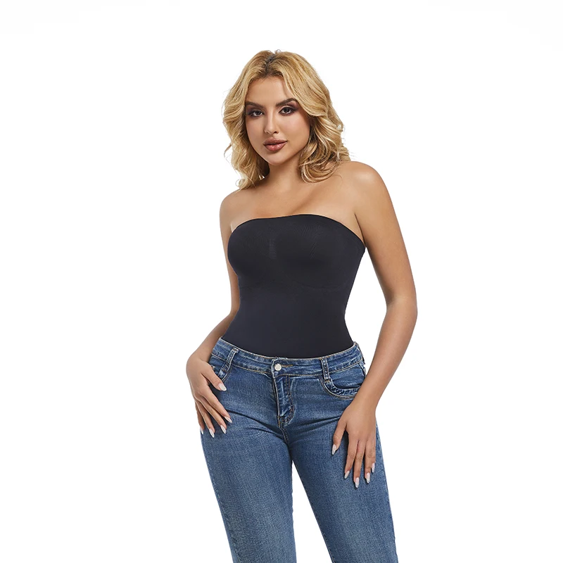 Hot selling waist shaping wrap chest high waist shaping underwear T-shaped flat angle jumpsuit