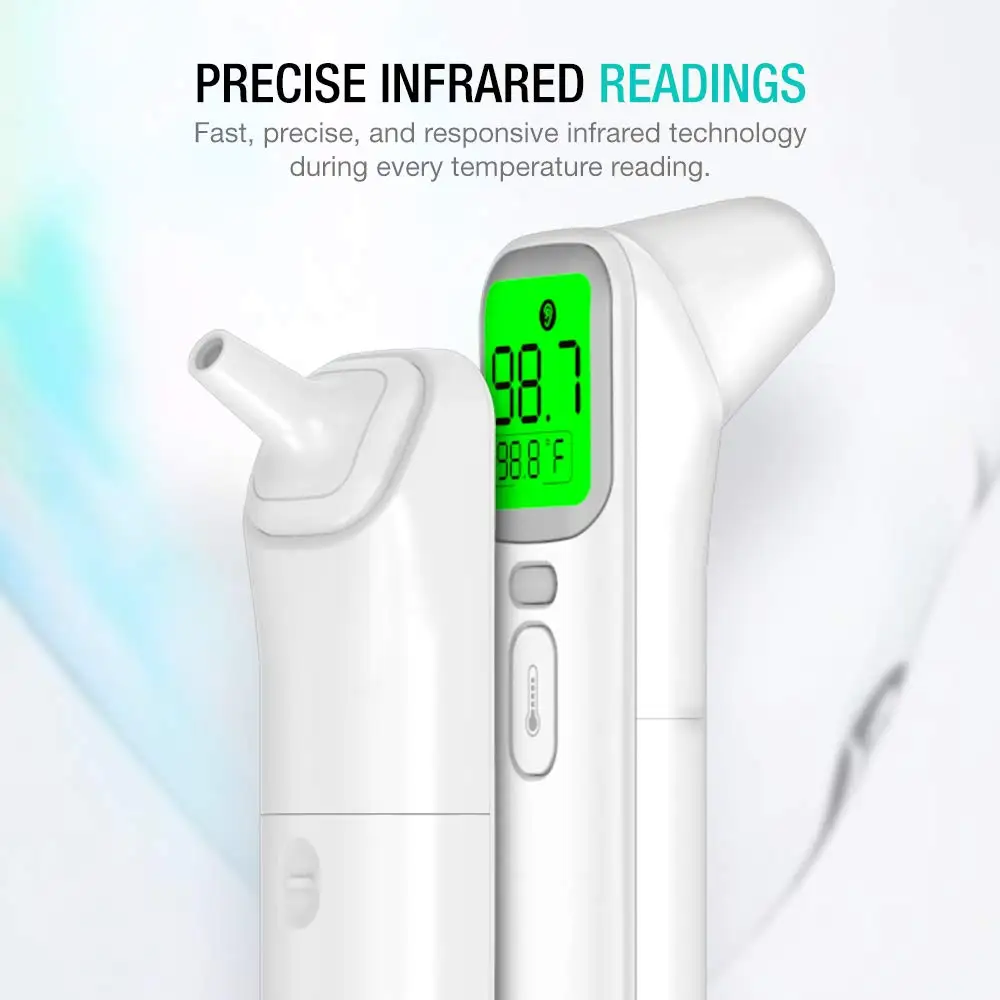 CE ISO Approved Medical Termometro Digital Infrared Forehead Ear Thermometer Digital Thermometer Digital Non Contact Thermometer