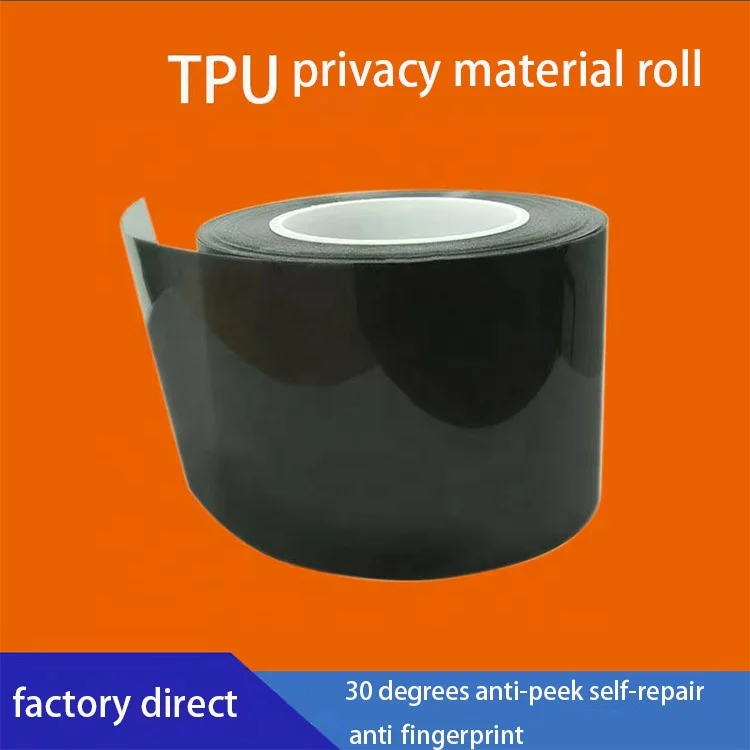 Mobile Anti Spy matte privacy tpu material roll for any model hydrogel films screen protector