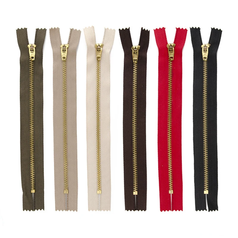 Customization Bag Hoodie Pocket Zipper Metal 5# 8# Antique Silver Resin Gunmetal Cremallera Close End Metal Zippers