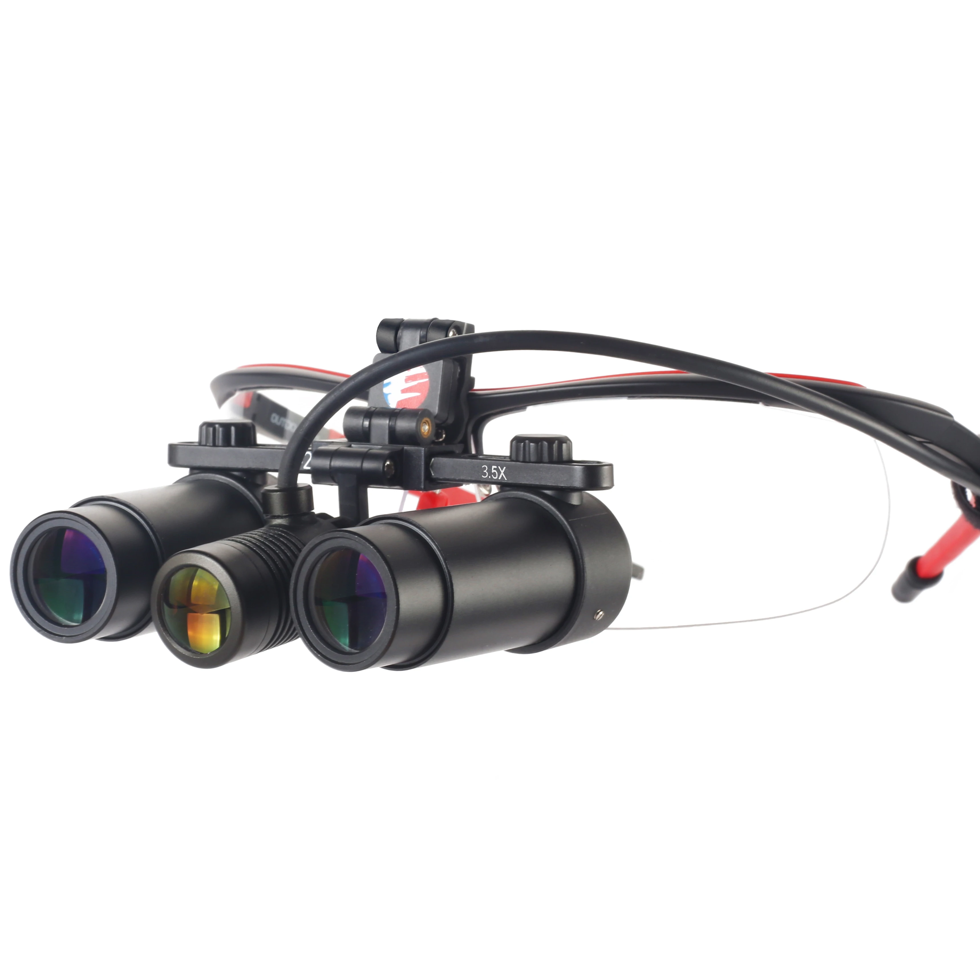 Neurosurgery surgical binocular loupe 2.5X 3.0X 3.5X light weight high color fidelity low distortion rate