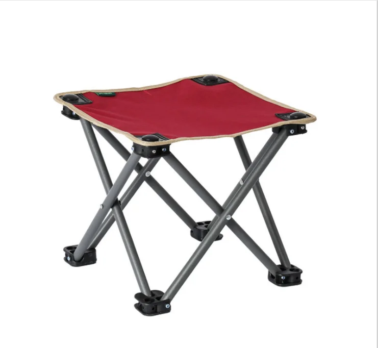 Portable outdoor folding camping chair aluminium beach fishing stool lightweight foldable seat