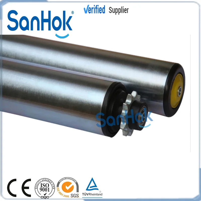 Original Roller   Flat Table Top Chain For Conveyor Steel Lean Pipe Connector