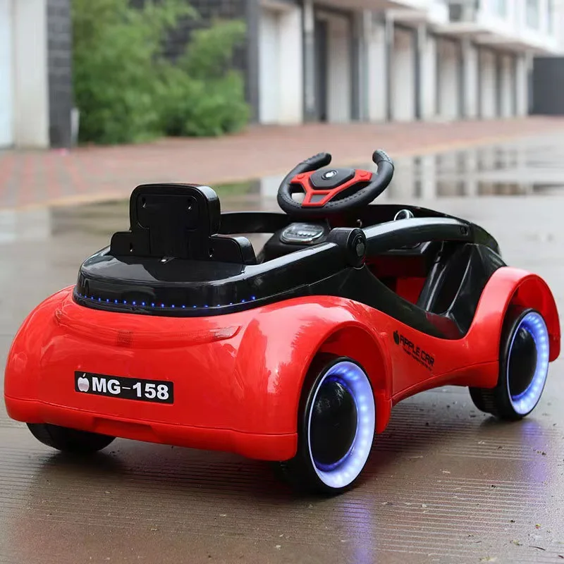 Hot selling Ride on Car Toys for Kids to Play Pink White Green 4 wheels with light Music