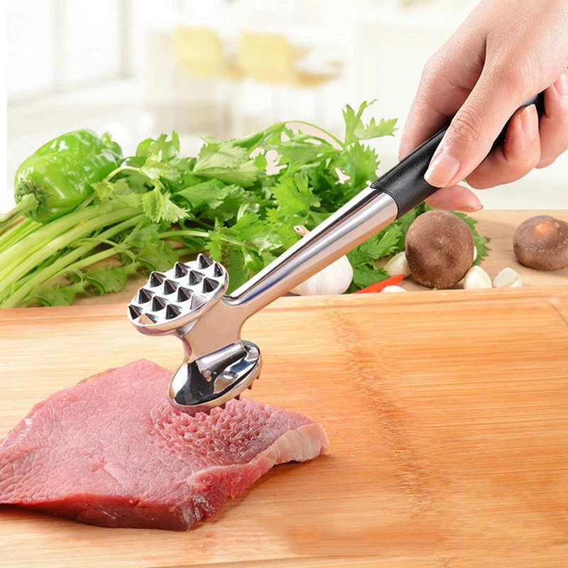 Meat Tenderizer Mallet Pounding Beef Steak Chicken Pork Double sided Meat Hammer