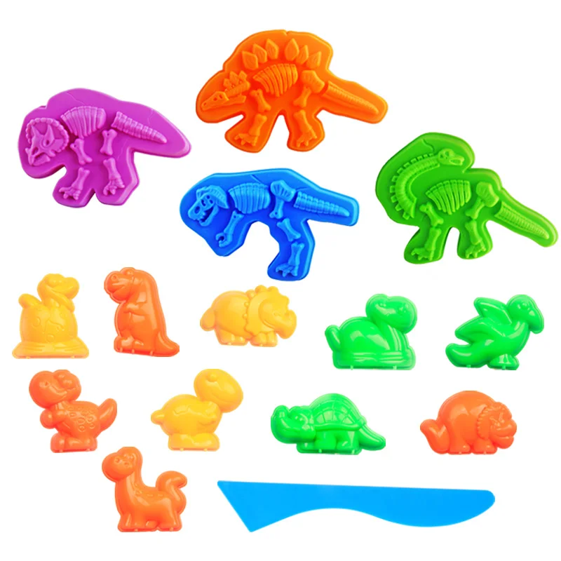 Space magic sand toy dino set