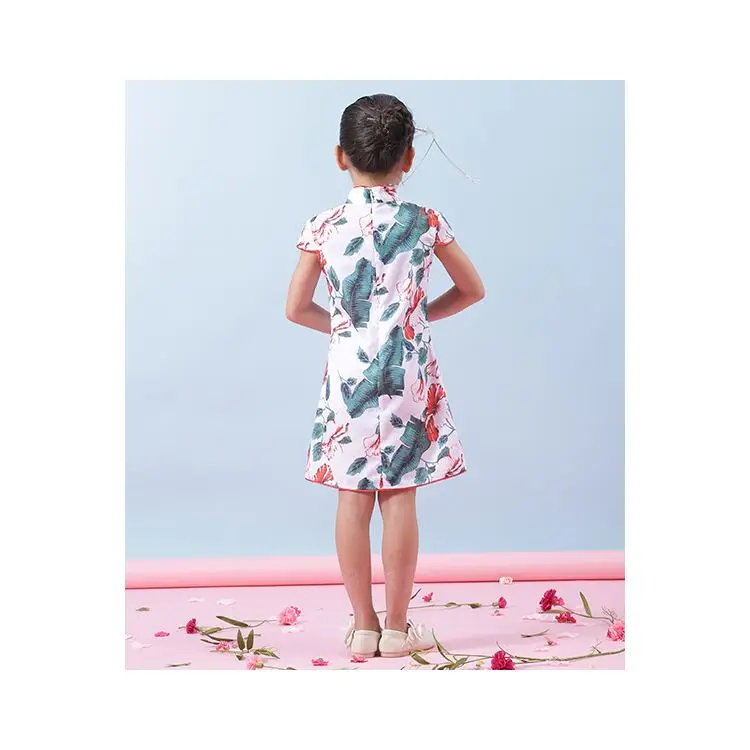 
Chinese Traditional Clothing Children Qipao Dress Kids Cheongsam 