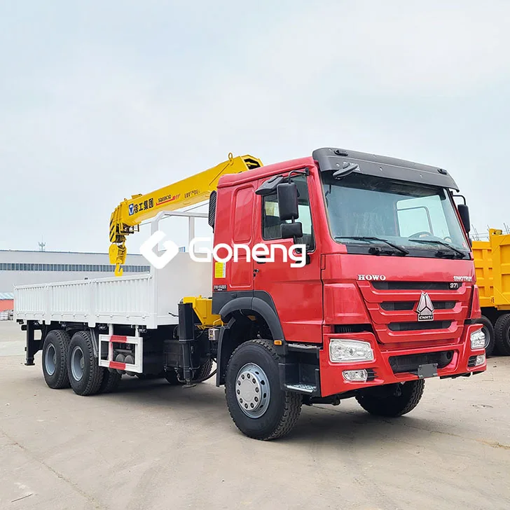 Сверхмощный дизельный складной грузовик camion avec grue sinotruck howo с краном 14 тонн 16 20