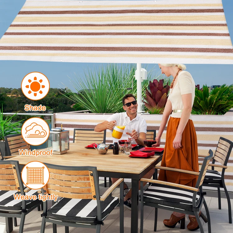 Factory Customized easy install Garden Privacy Netting Screen Fence Net Windbreak Fence screen balcony shade nets