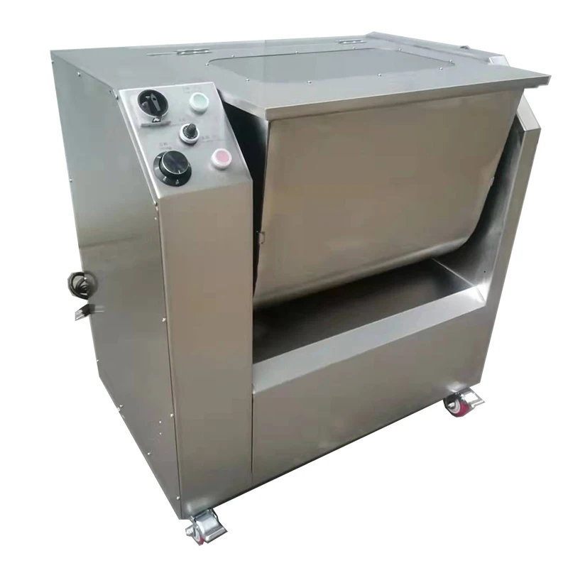 Professional Automatic Commercial Wheat Flour Mixer Horizontal Dough Meat
