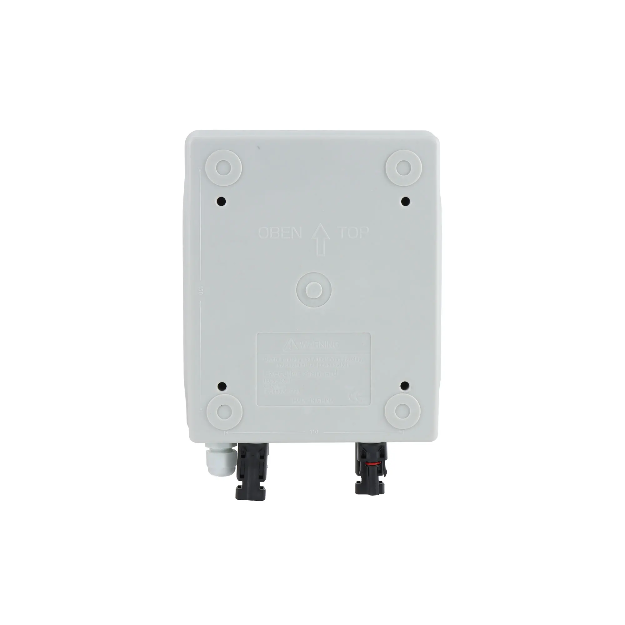 WSDB-PV1/1 customized 1 in 1 out 1 string 1000v solar photovoltaic  pv dc array plastic combiner box for solar panel system