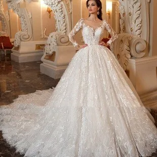 Customized Luxury Wedding Dress Bridal Gowns (Each SKU Has One Design, With Same Prices)