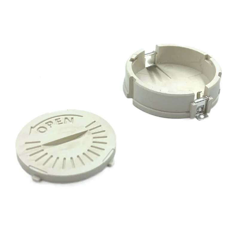 CR2450 Battery Holder with cover BS-24-B4AK014 Battery Base Holder SMT CR 2450 Coin Button Cell Battery Box for CR2450