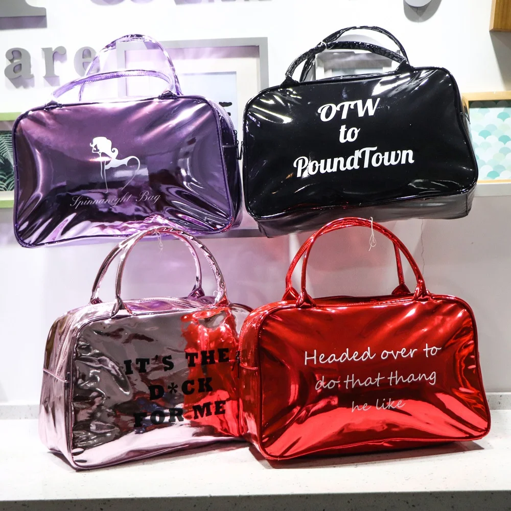 
high quality shopping weekend pu travel bag women spend da night hand bags 