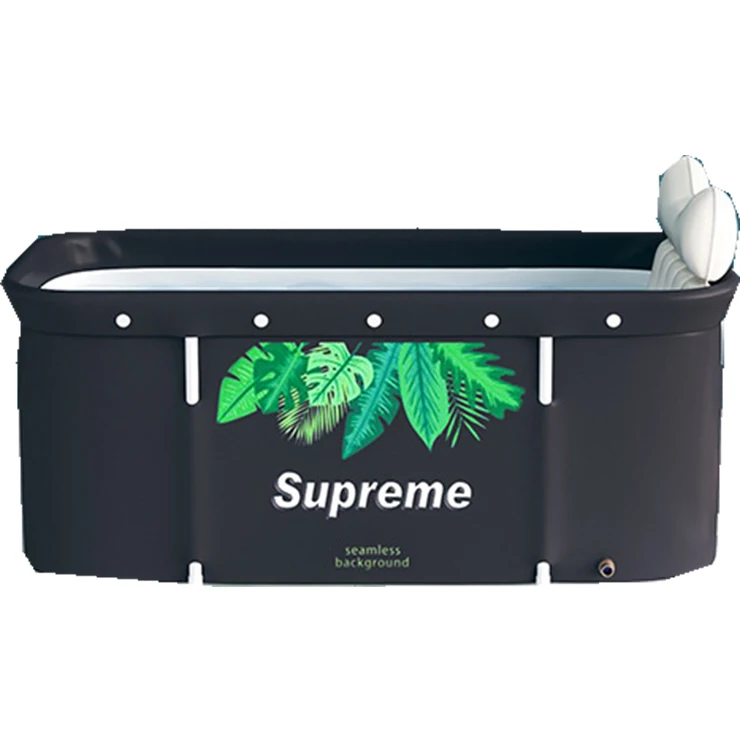 Rectangle Shape Hone Use PVC material Adult Foldable SPA Bathtub