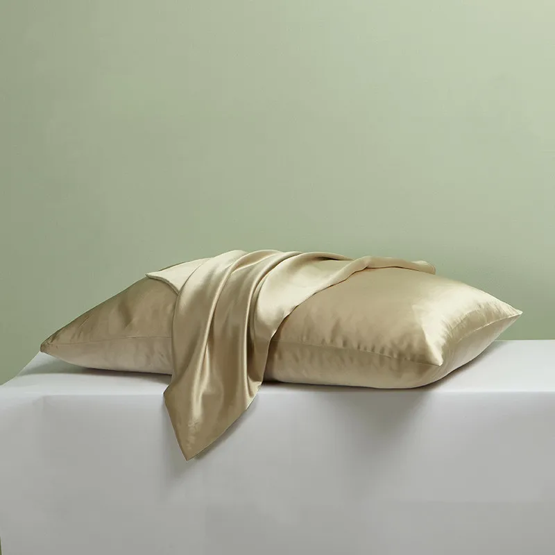 Double-sided silk mulberry silk pillowcase 19m/m bed pillowcase can be custom logo pillowcase