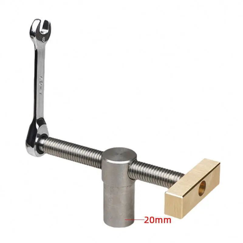 TEBAK Hot seal woodworking tools table lock fitting stainless steel clamp tool table vise table clamp woodworking pipe clamp