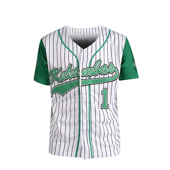 Wholesale Custom jersey Sublimated Sport Shirt Digital Printing Sublimation Mens Mesh custom Baseball Jersey