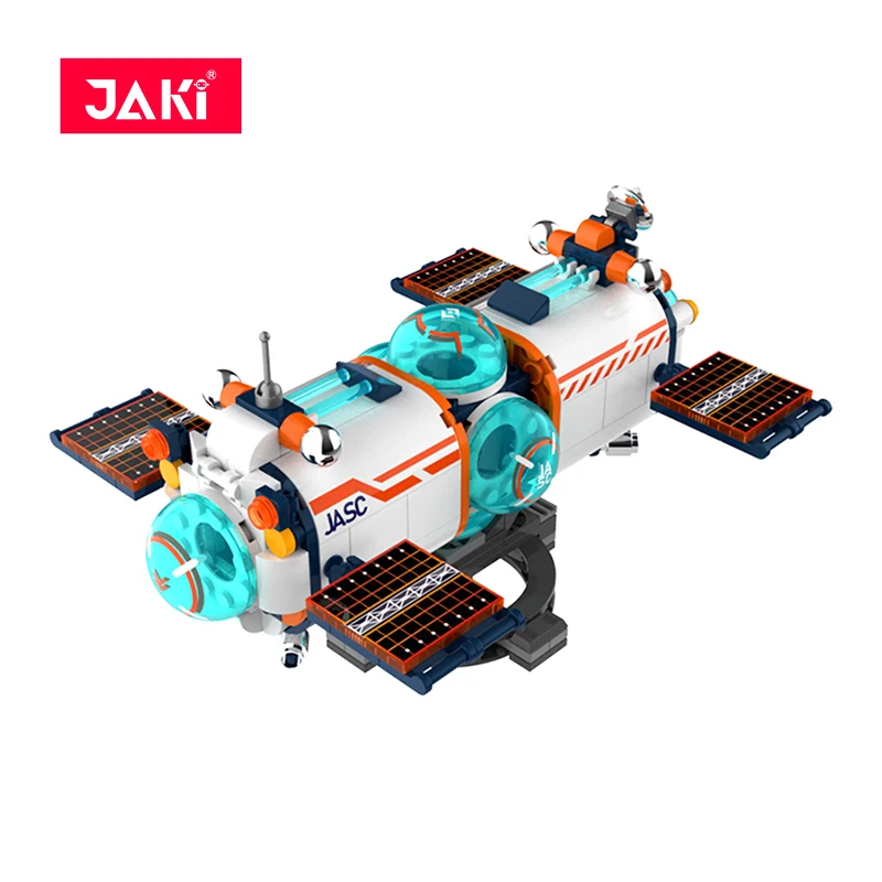 Hot Selling Stem Toys Kids Diy Educational Assembly Building Blocks Aerospace Space Rocket Building Bricks Toy