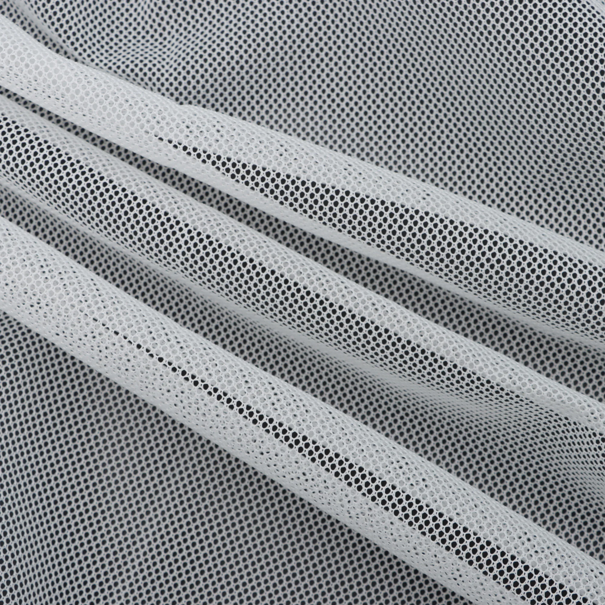 100% Polyester Comfortable Breathable Net Elastic Mesh Fabric Athletic Mesh Fabric For Hat