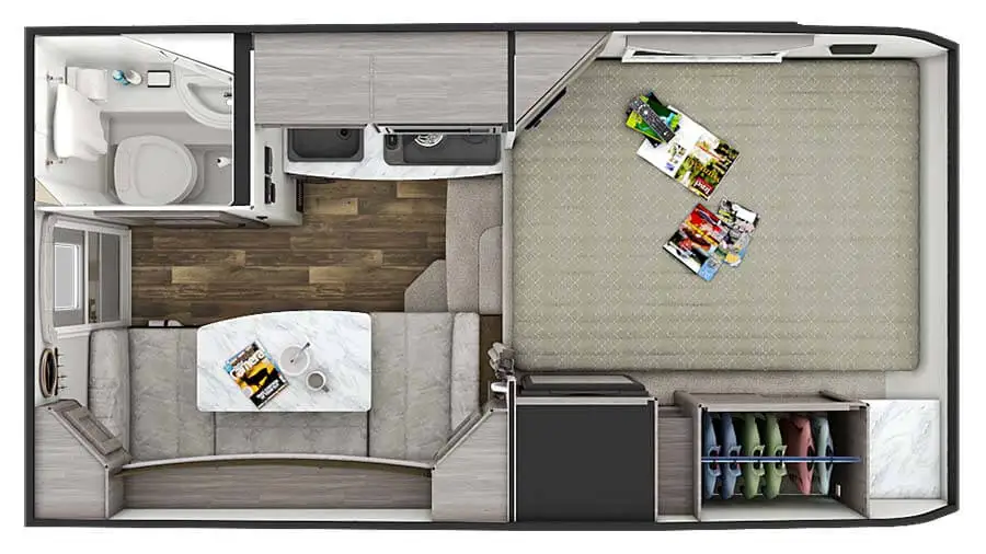 Лидер продаж внедорожный пикап фургон скользящий рельс трейлер для путешествий