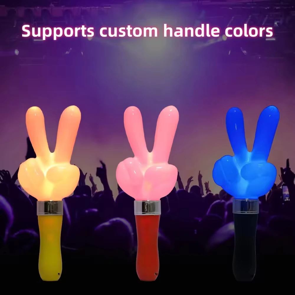 Glow stick Glow love flash five-pointed star stick sound maracas stick than heart activity custom logo wholesale